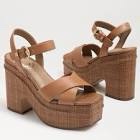 Sam Edelman Trianna Espadrille Platform Sandal in Light Brown at Nordstrom, Size 9