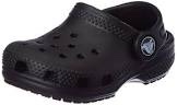 Crocs Baby-Girl's Classic Littles Clogs (Infant) Blacks, Size C9