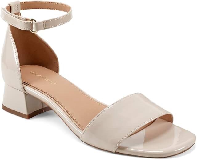Easy Spirit Womens Sheila Ankle Strap Block Heel Dress Sandals Shoes, Size 9