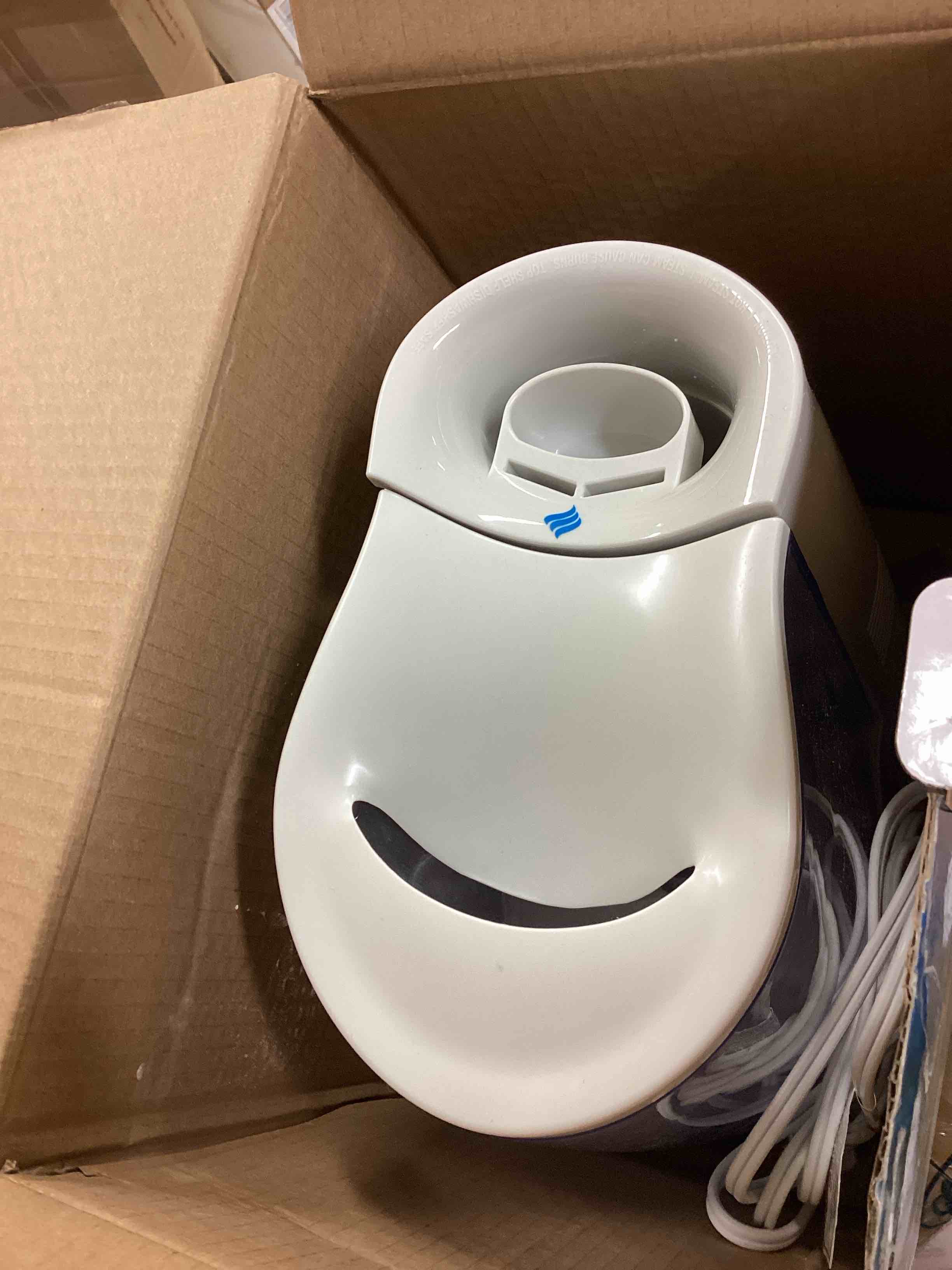 Condition photo showing Good Condition for Vicks Warm Mist Humidifier - Air Humidifier for Bedroom, Home & Large Room, Baby, Kids and Adults Soothing Steam Vaporizer for Cough, Congestion, Allergies & Dry Air, VapoSteam Compatible