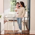 Regalo Easy Step 49-Inch Extra Wide Baby Gate, Includes 4-Inch and 12-Inch Extension Kit, 4 Pack of Pressure Mount Kit and 4 Pack of Wall Mount Kit
