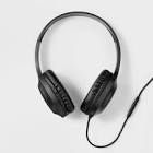 Wired On-Ear Headphones with 4' Cable - heyday™ Black