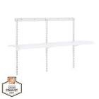 6 Ft Decorative adjustable Shelf kit 2 pack 