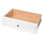 easy track white drawer 8 in. h x 24 in. w x 14 in. d