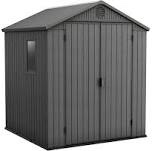 plastic shed 6x6ft grey(incomplete)