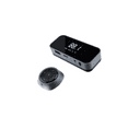 Autodrive Solar Powered BT FM Transmitter with Remote via Multi-Input Compatible with Smartphone
