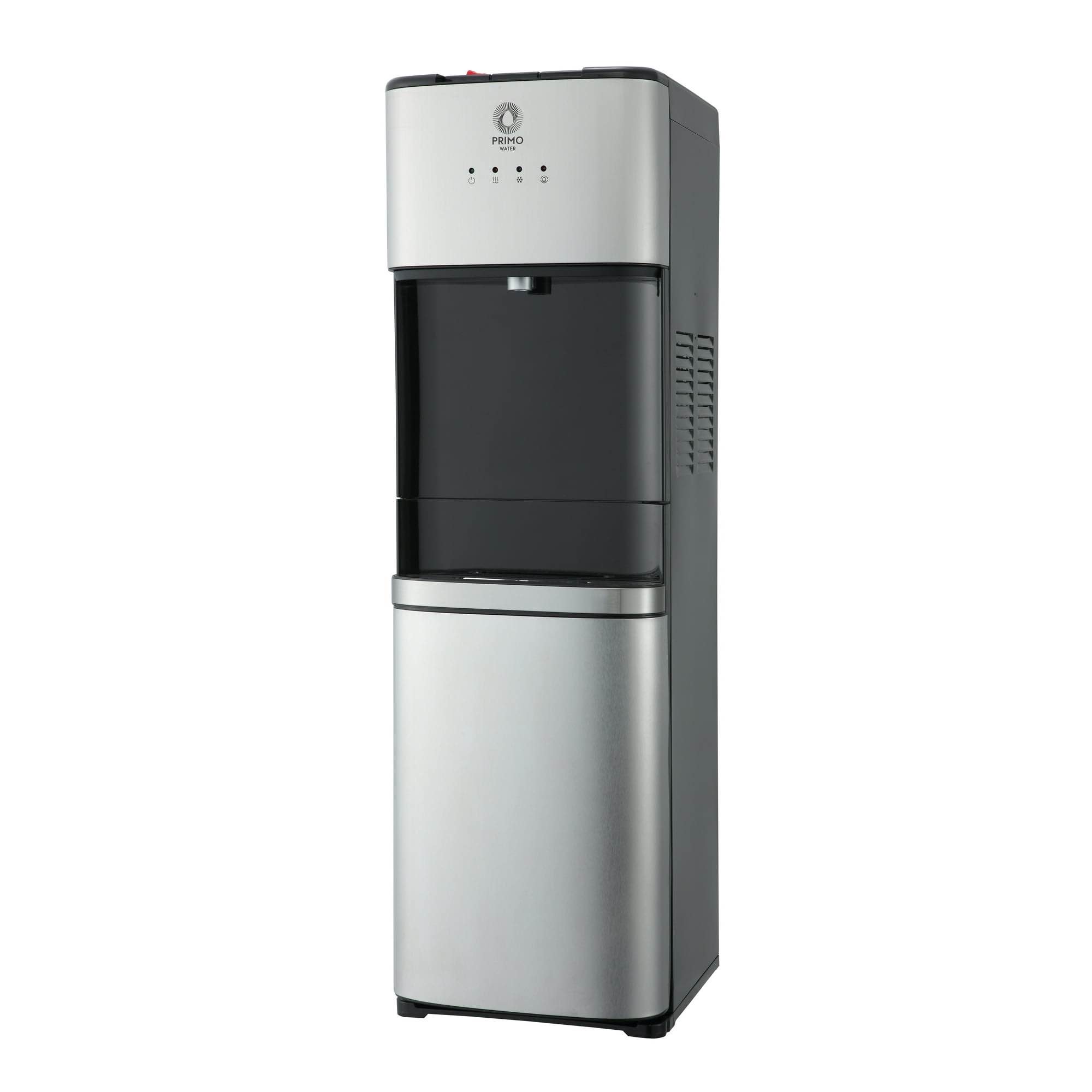 Primo Bottom Loading Water Dispenser, 3 Temp (Hot-Cool-Cold) Water Dispenser for 5 Gallon Bottle w/Child-Resistant Safety Feature [Bright Stainless Door]