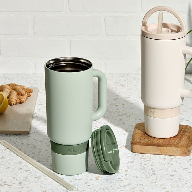 Ello Port 40-oz. Stainless Steel Tumbler with Handle, 2-Pack, Assorted Colors