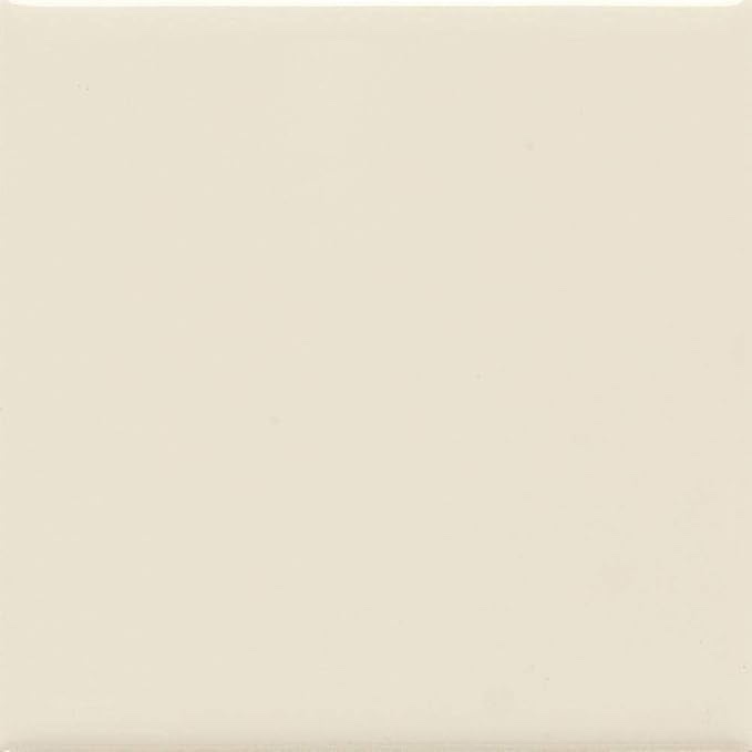 Almond matte ceramic tile 4 pieces
