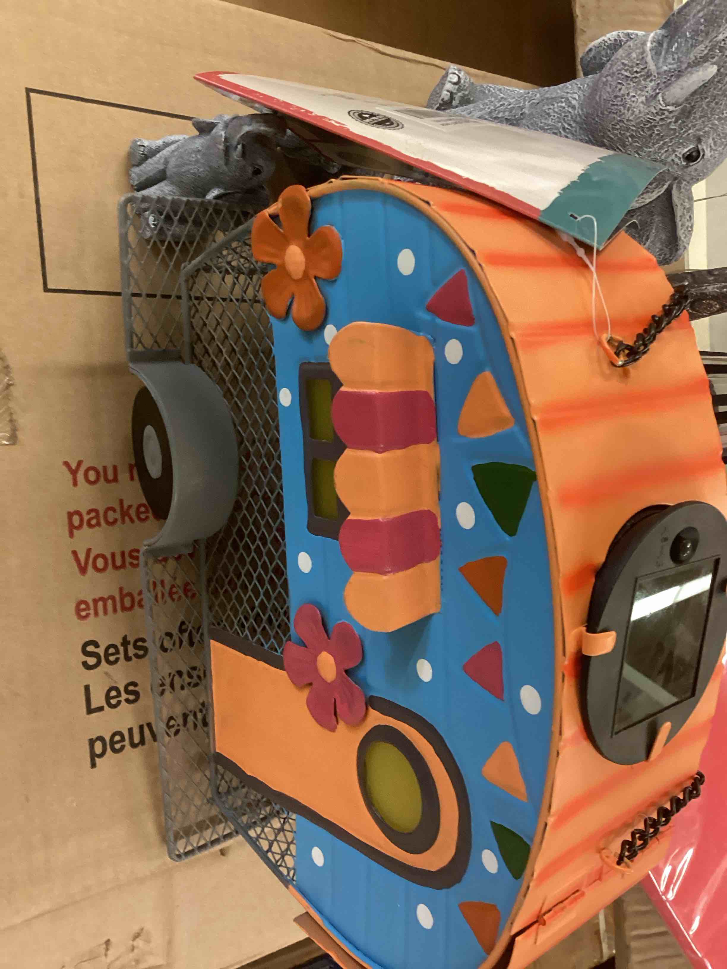 Primus funky metal dining room for caravan