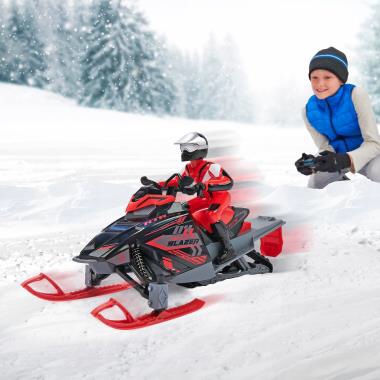The RC Trail Blazing Snowmobile