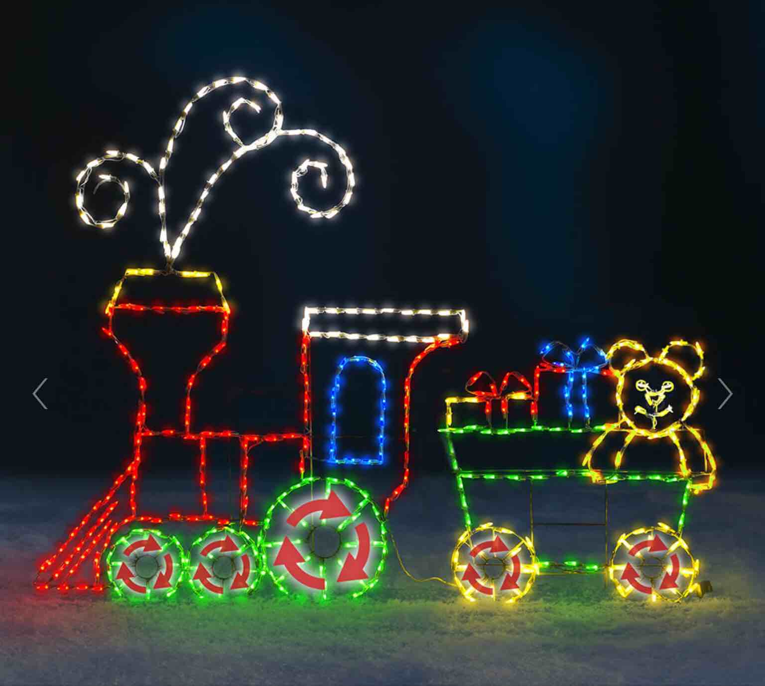 the 5' animated holiday locomotive