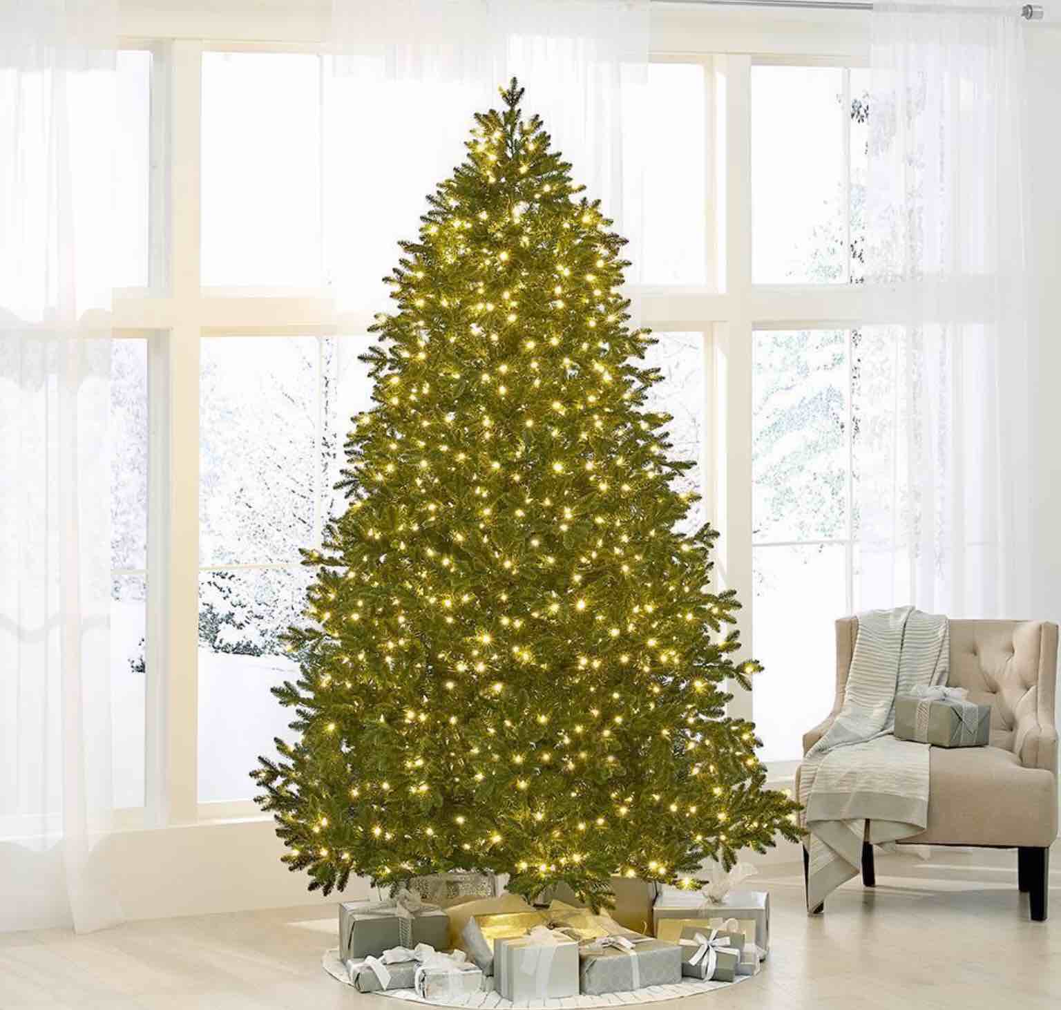 The World's Best Prelit LED Noble Fir