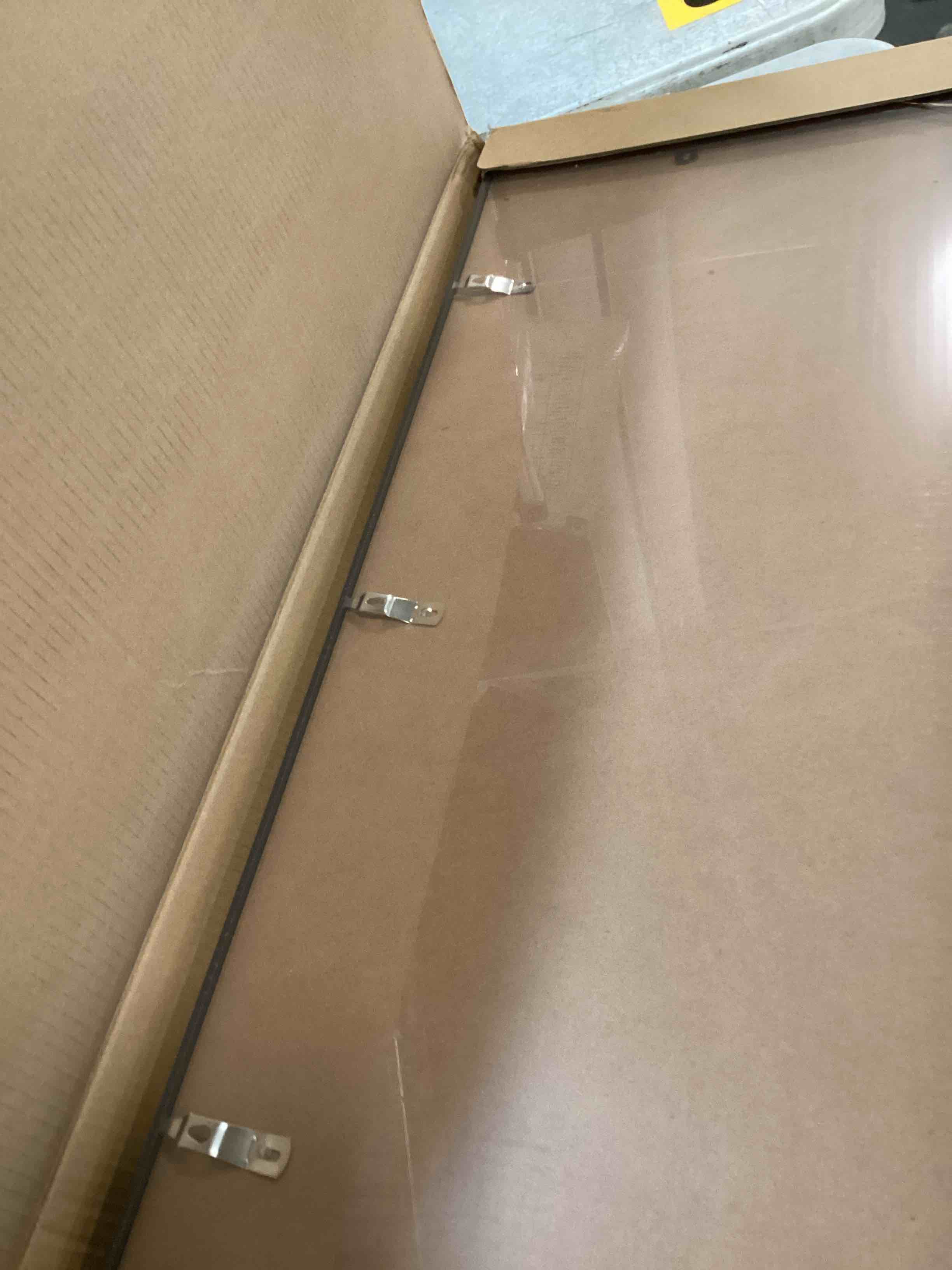Condition photo showing Good Condition for 24x32 Aluminum Frame,2 Pack? Plexiglass? Thin Edge Picture Frame?Black Poster Frame ?Wall Mounted Hang, Vertically and Horizontally