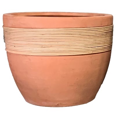 Origin 21 Round 10.03-Inches W Small Multiple colors/finishes Ceramic Indoor Planter with