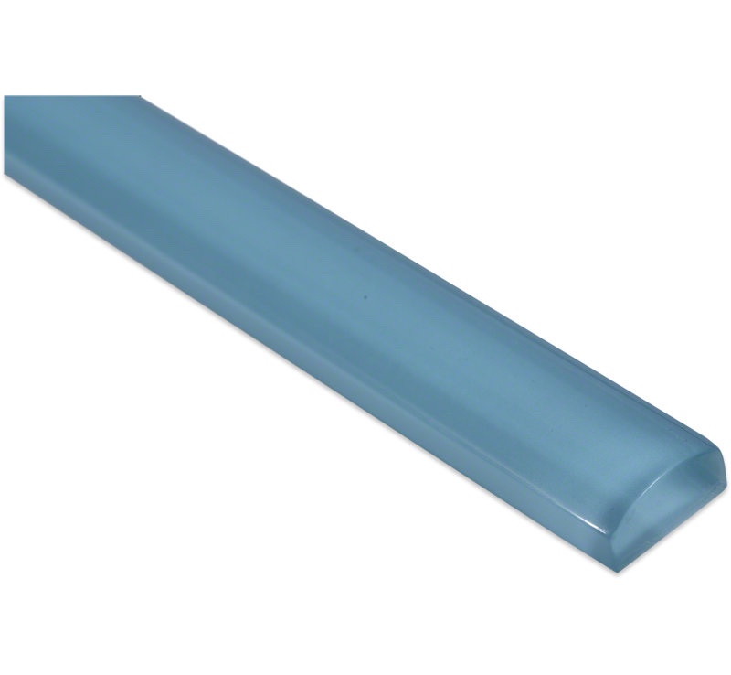 12'' L x 0.75'' W Glass Round Tile Trim