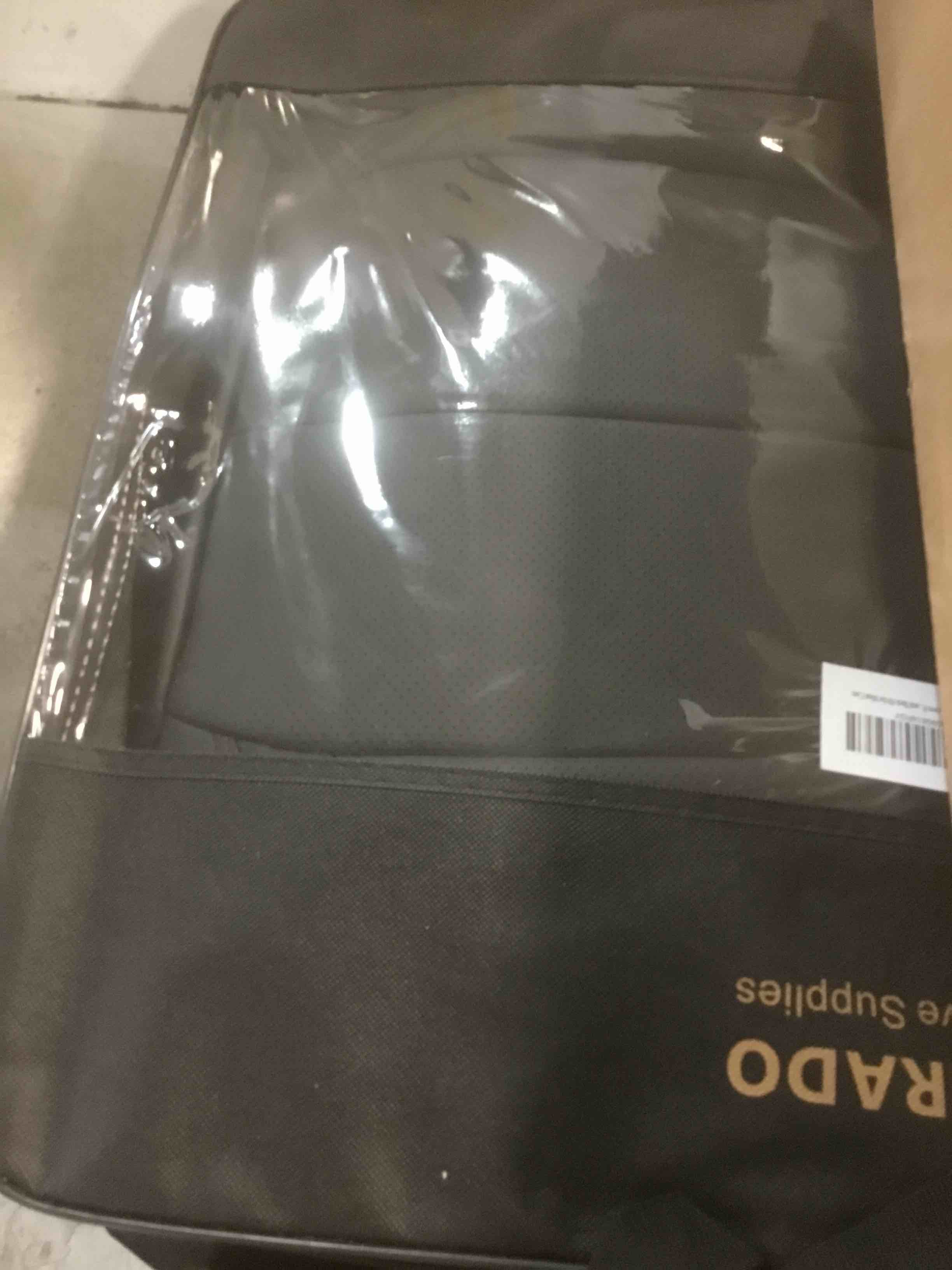 Coverado Car Seat Covers Full Set, Seat Covers for Cars, Black Car Seat Cover, Car Seat Protector Waterproof, Nappa Leather Car Seat Cushion, Car Seat Covers Front Seats and Back Fit for Most Cars