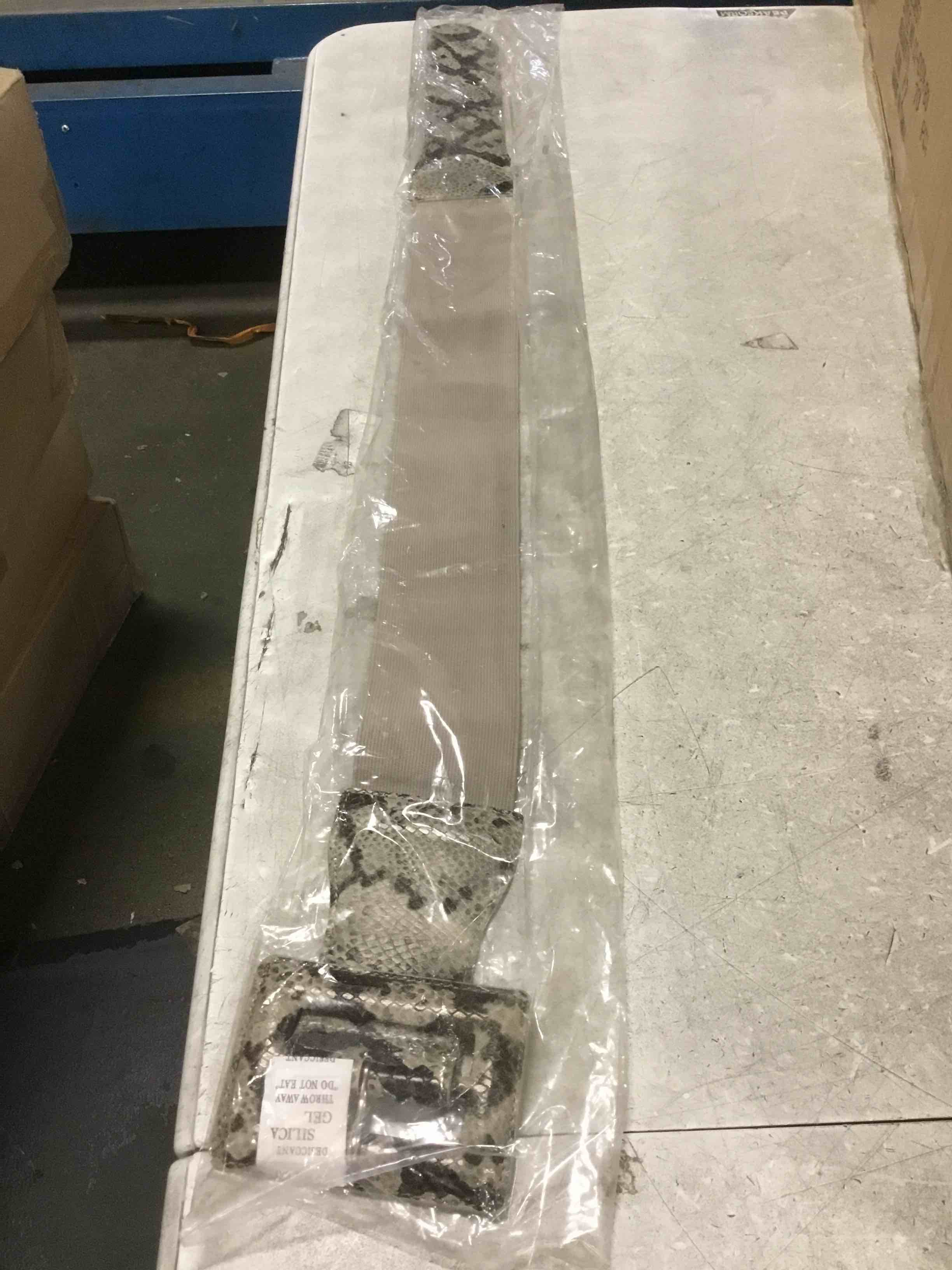 (Case of 70 Belts ) Taunto Belts Color Gray Size M/L