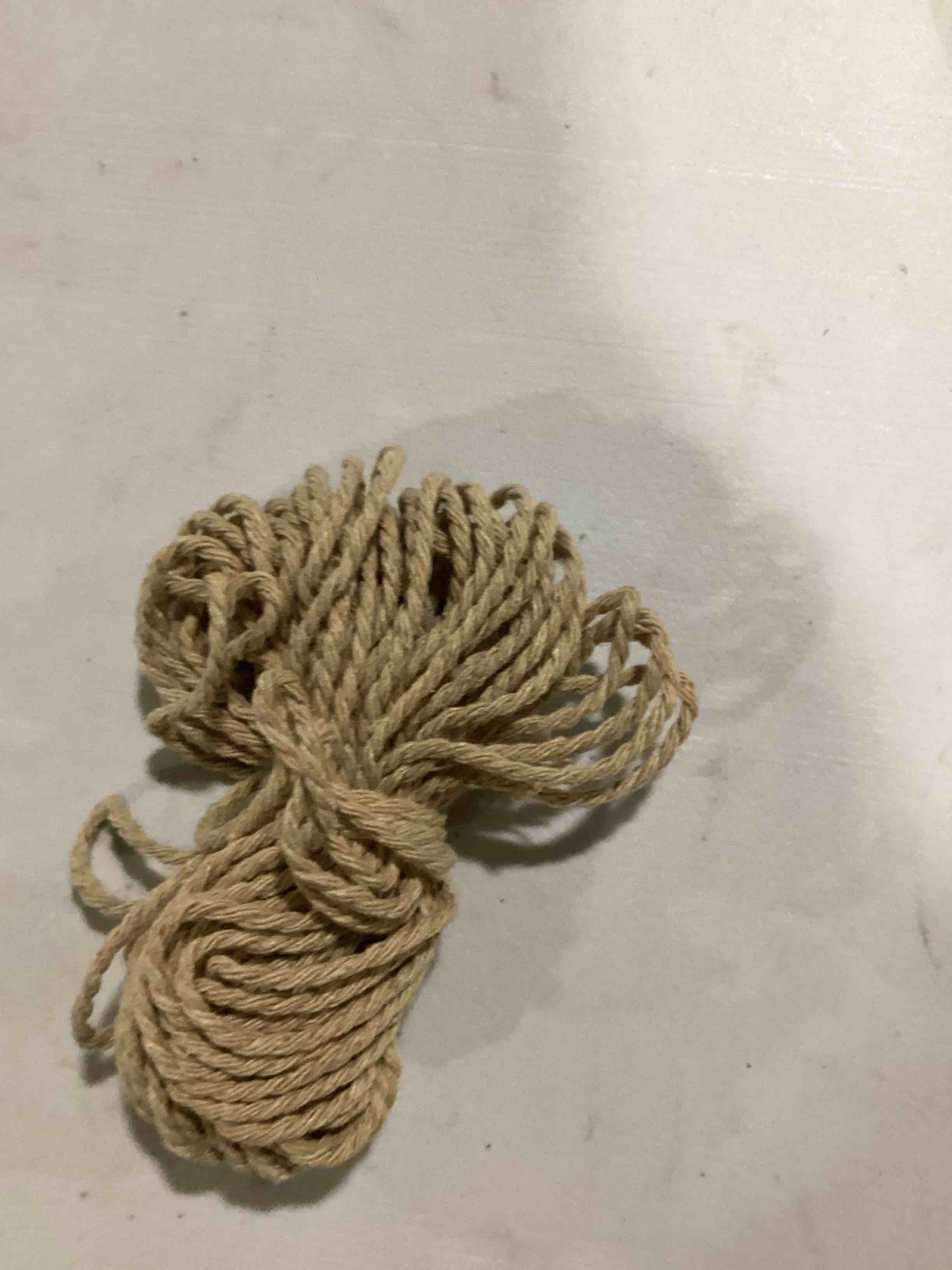 Condition photo showing As Is for 48pcs mini thank you tags w/ yarn