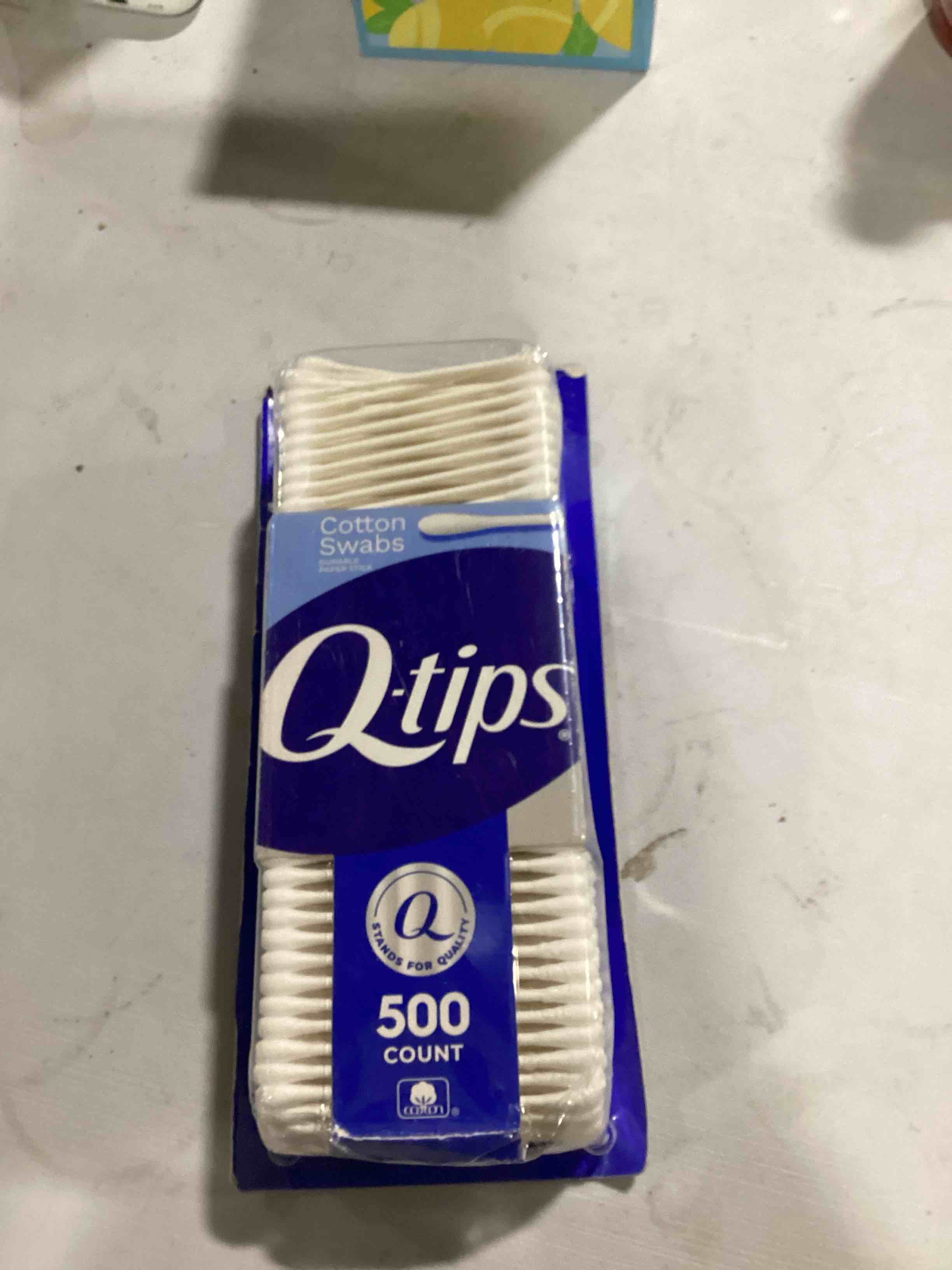 q-tips cotton swabs, 500 count