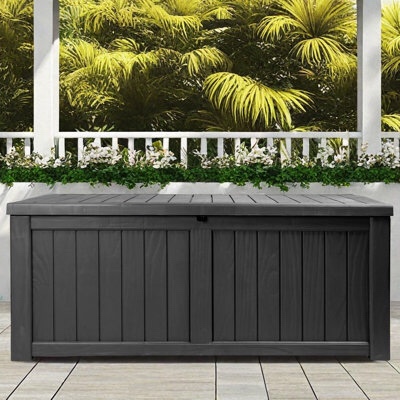 Storage Box size 33.5x29.7x15.7 inches black