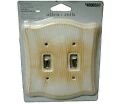 Pack of 6) R 2-Gang Wall Plate, 4896549 (X9) Rocker, 4896549 (X1) Toggle - Wht
