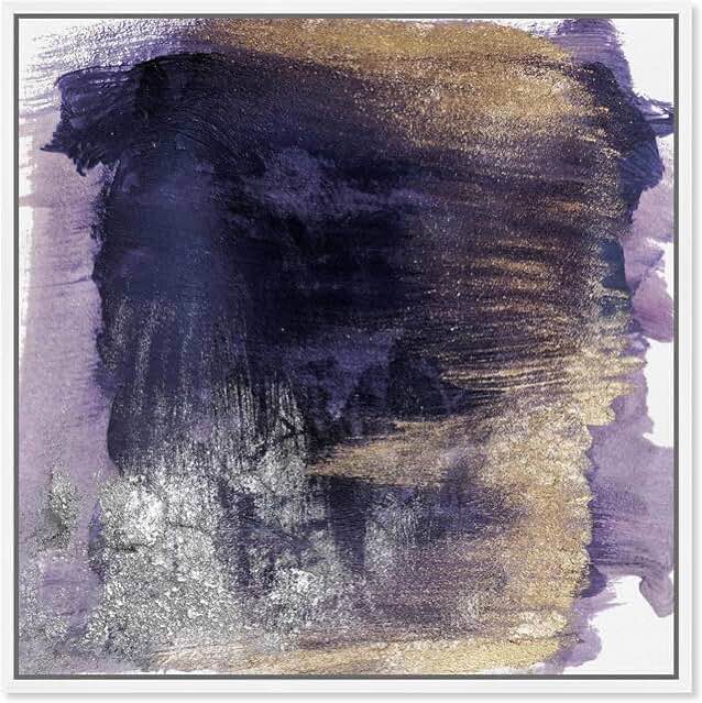 Abstract Cressida Amethyst Watercolor (size 30”x30”)