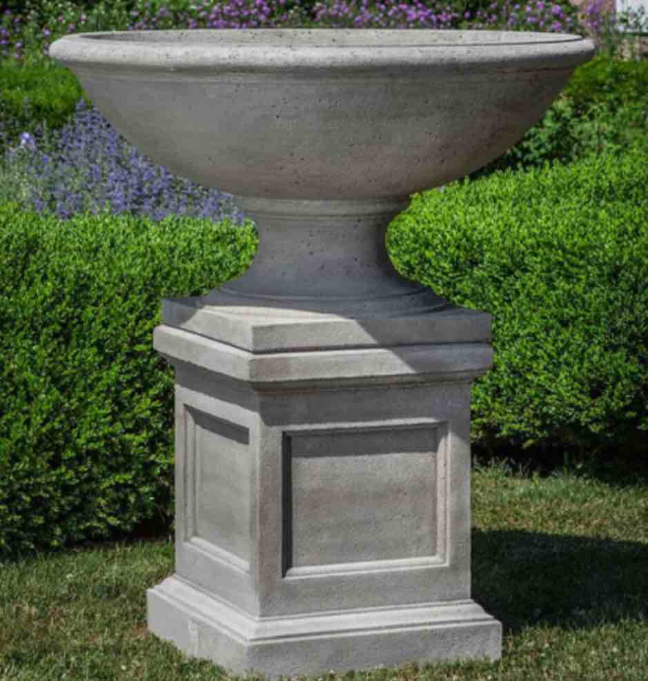 Beauport Urn on St. Louis Pedestal