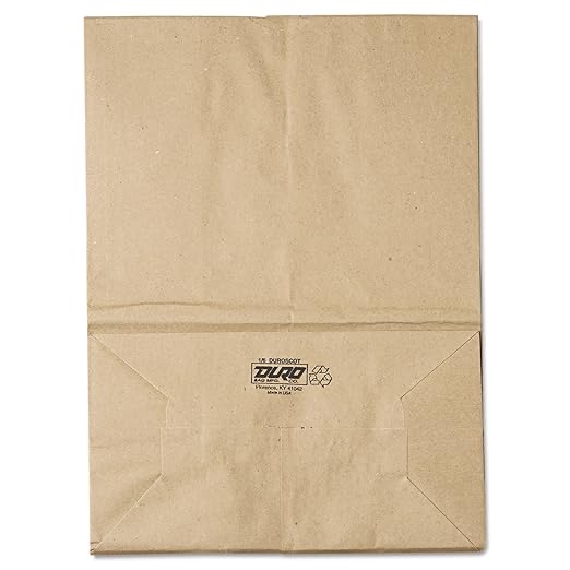 1/6 BBL Paper Grocery Bag, 57lb Kraft, Standard 12 x 7 x 17