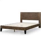 Kira Solid Wood Platform Bed Size: Queen, Color: Dark Natural Wood
