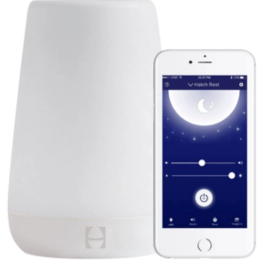 Hatch - Rest Smart Night Light and Sound Machine with Time-to-Rise - White