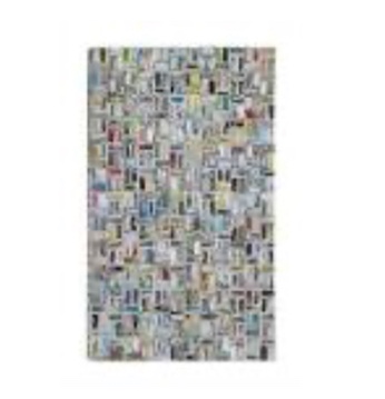 Paper Handmade Recycled Magazine Abstract Multi Colored Wall Decor