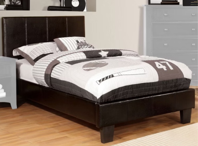 Furniture of America Bedroom Queen Bed (espresso) (incomplete, footboard & rails only)