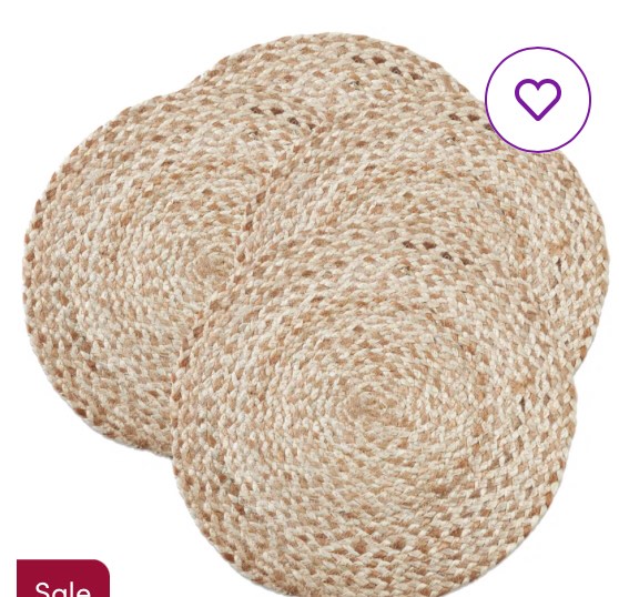 Valia Jute Woven 16” Placemat