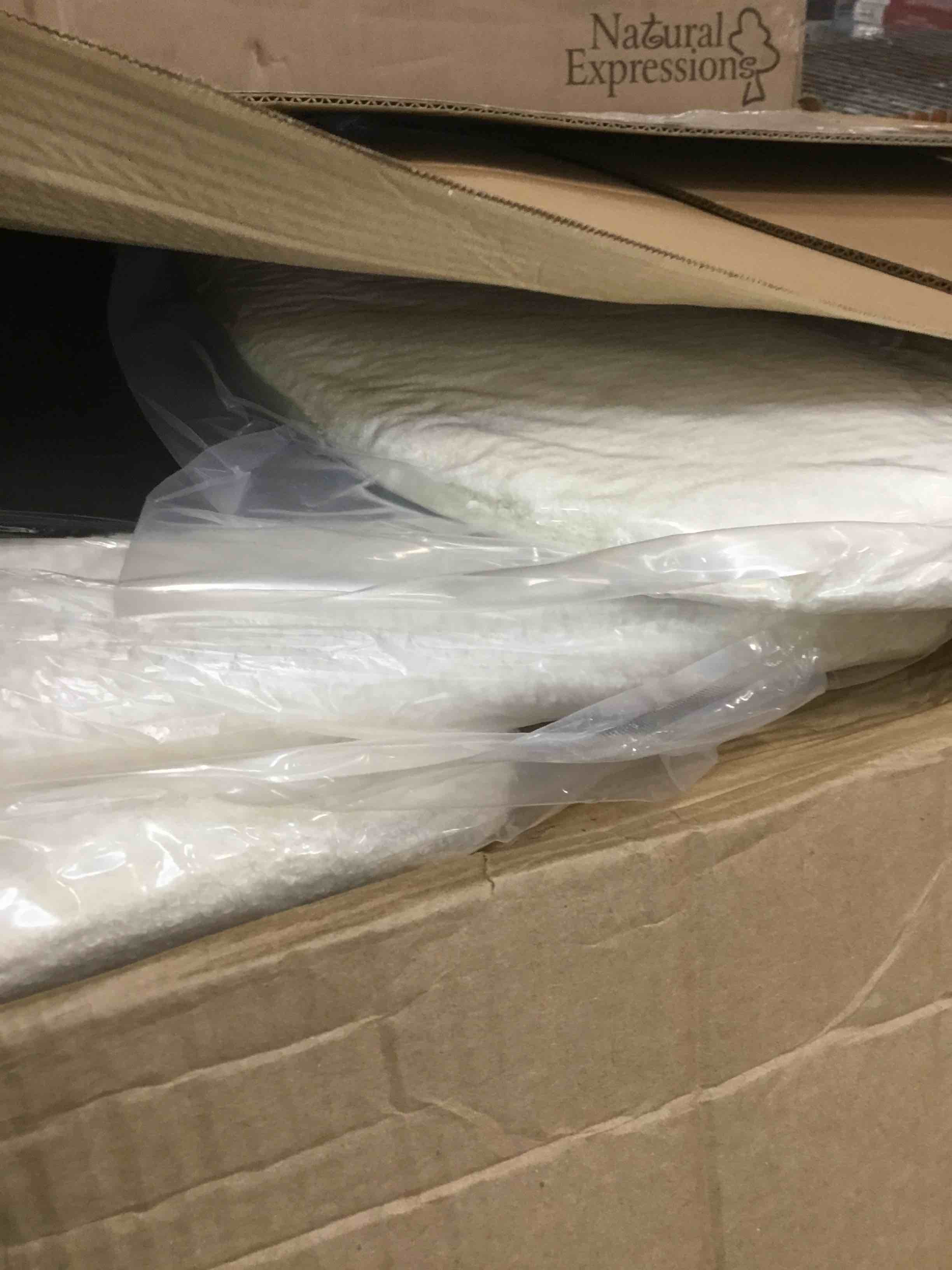 Chaise,Hardware Part For Sofa Bed,Box 1 Of 2 (color may vary ours is white)(incomplete 1 box only)