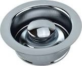 (box of 5) Keeney K5417 Stainless Steel Garbage Disposal Flange and Stopper  Polished Chrome