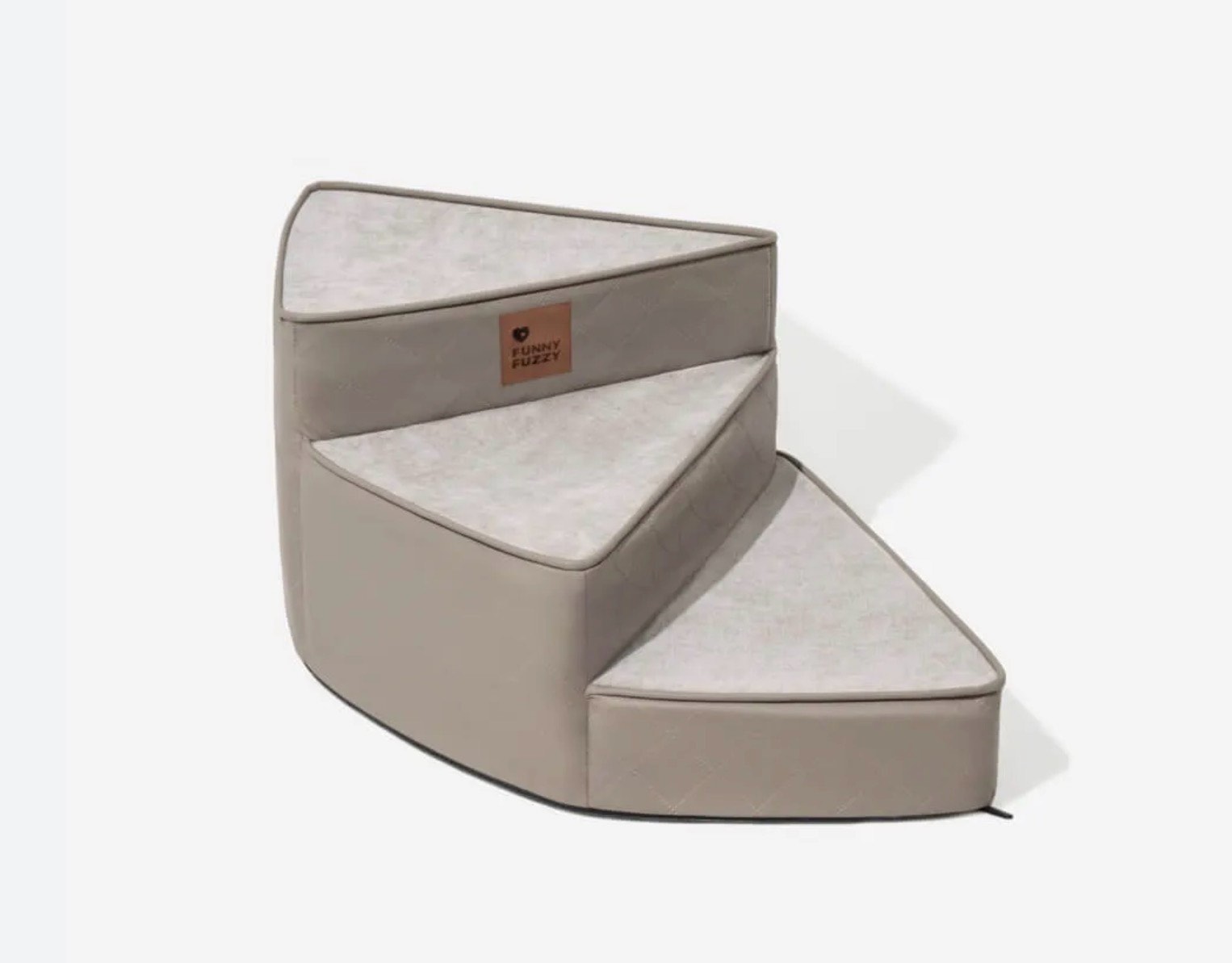 (similar incomplete))Luxe Water-repellent Faux Leather Removable Spiral Pet Steps - StepEase