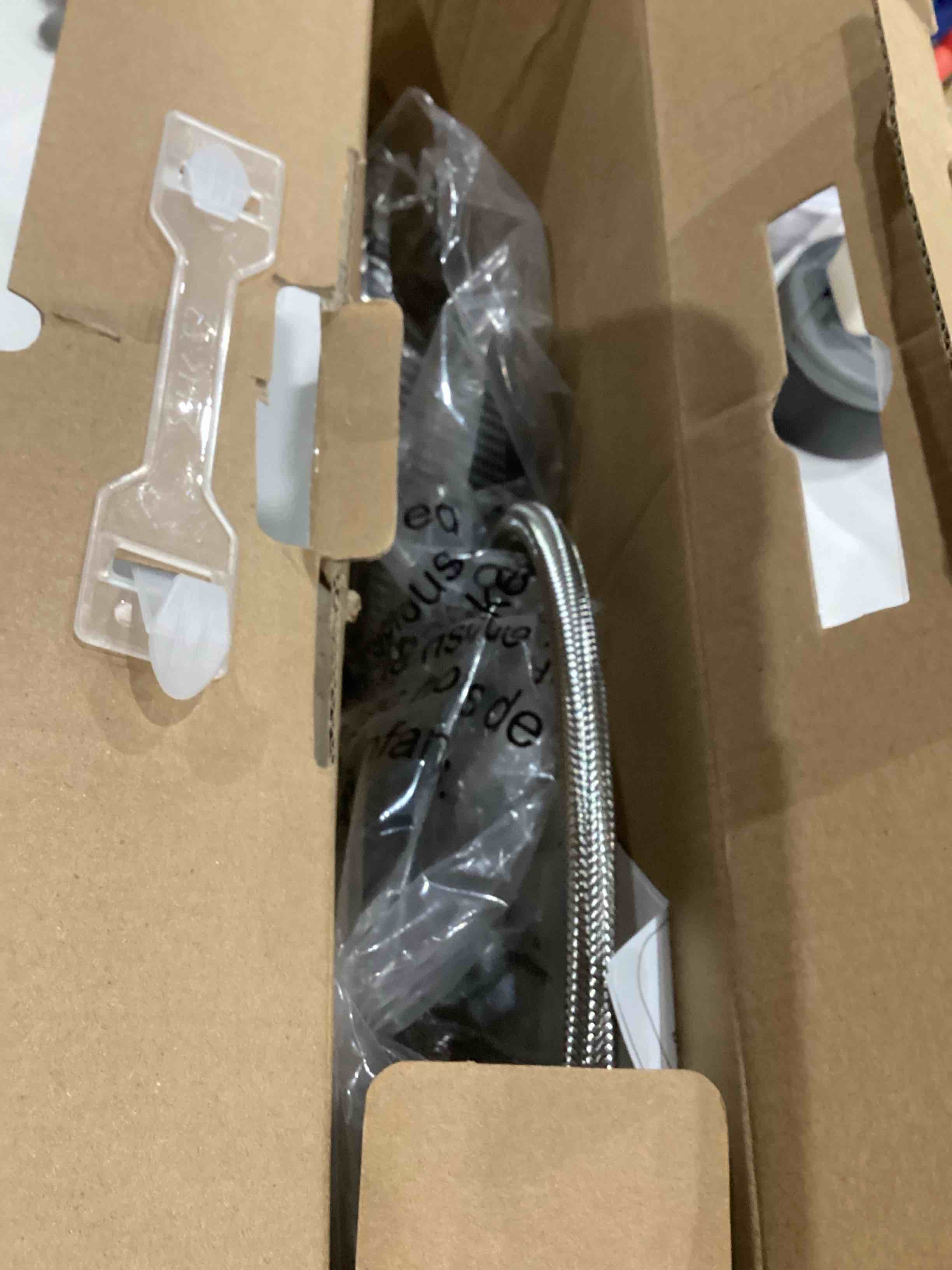 Condition photo showing As Is for Bidet Attachment For Toilet, Ultra-Slim Dual Nozzle Bidet Attachment Adjustable Water Pressure Non-Electric Fresh Cold Water Bidet Toilet Seat Attachment for Feminine and Posterior Wash (Black)