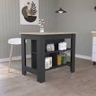 Cala 3-Shelf Wooden Kitchen Island (incomplete)