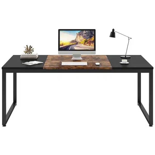 70.8 Inch Modern Executive Desk Writing Desk Furniture for Home Office