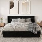 Braya Hydraulic Lift Up Storage Upholstered Platform Bed