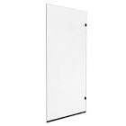 Single Sliding Frameless Shower Door with Clear Tempered Glass 1 piece