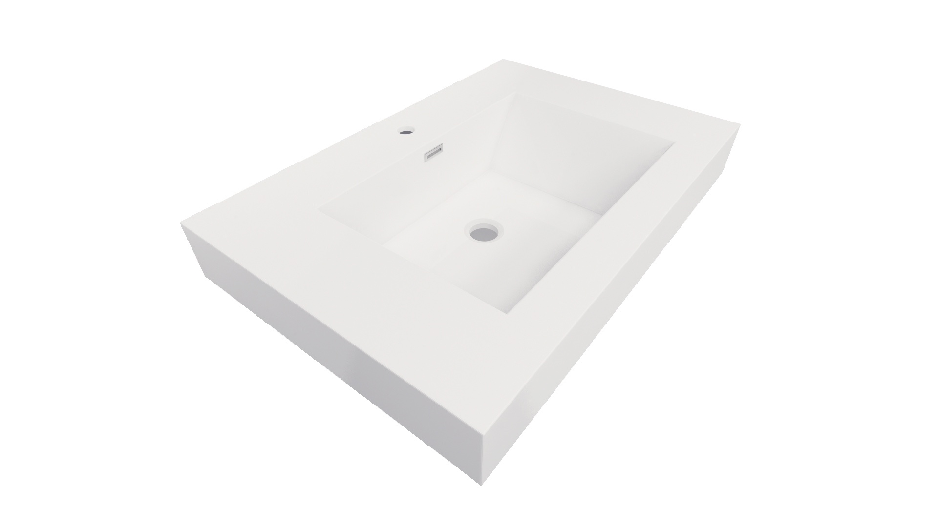 Nobel 30'' Width and 4'' Thickness Acrylic Sink - Better Vanity