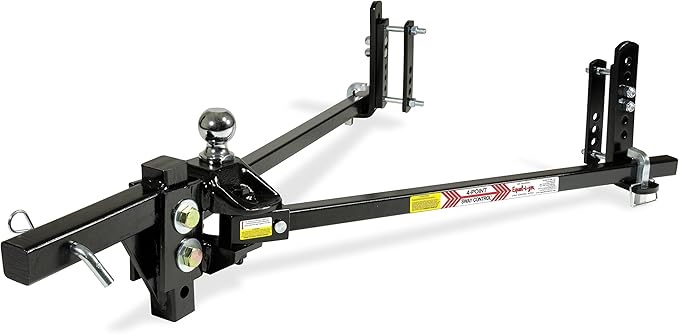 (incomplete) Equal-i-zer 4-point Sway Control Hitch, 90-00-1069, 10,000 Lbs Trailer Weight Rating, 1,000 Lbs Tongue Weight Rating, Weight Distribution Kit Includes Standard Hitch Shank and 2-5/16" Ball