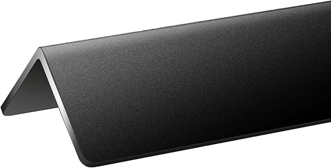 Aluminum Edge Protector Strip, Self-Adhesive Wall Corner Covers from Wallpaper Tears & Fingerprints, Thick Bumper Guards Protection and Decoration, 2.6ft/80cm Long (Color : Black, Size : 2x2cm/0.8x0