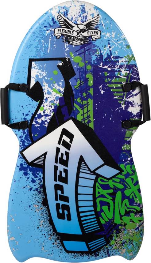 Flexible Flyer Snow Sled for Kids. Foam Winter Toboggan Bobsled. 36-Inch Sledding Luge Slider Toy