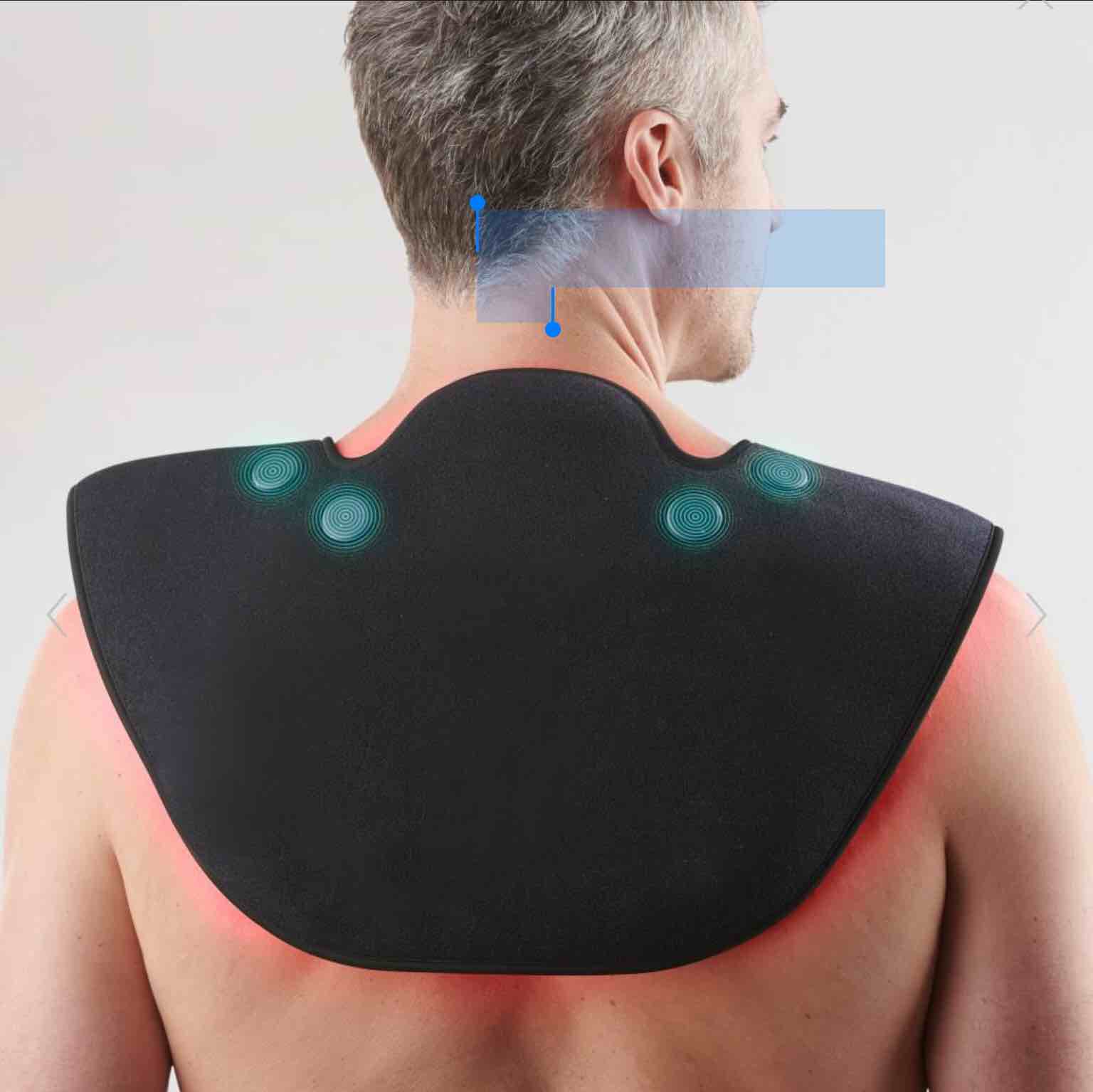The Neck And Shoulder Vibration And LED Therapy Wrap