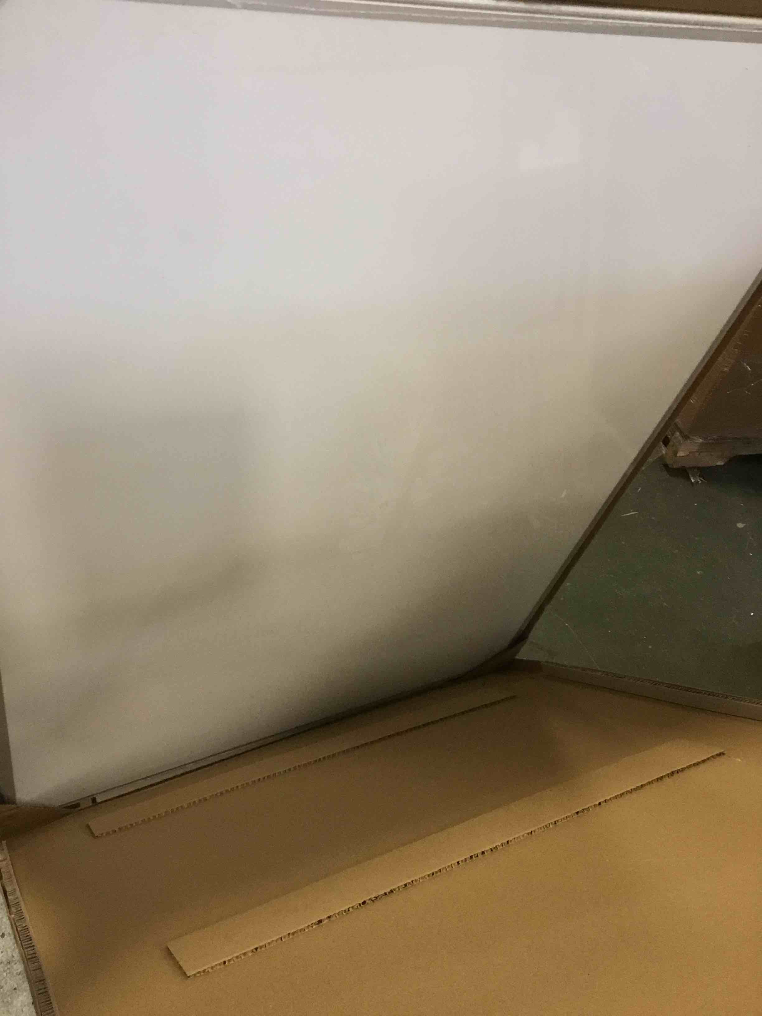 Condition photo showing Good Condition for Amazon Basics Magnetic Dry Erase White Board, 36 x 48-Inch, Aluminum Frame, Silver/White