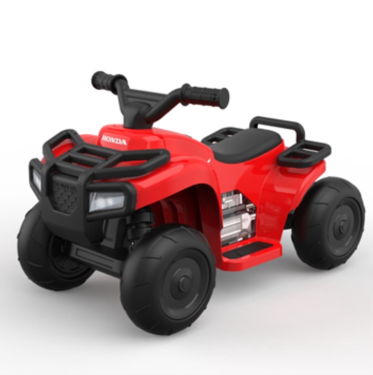 Honda FourTrax 6V Ride-On ATV - For Ages 18-36 Months, 3 MPH, Rechargeable Batte