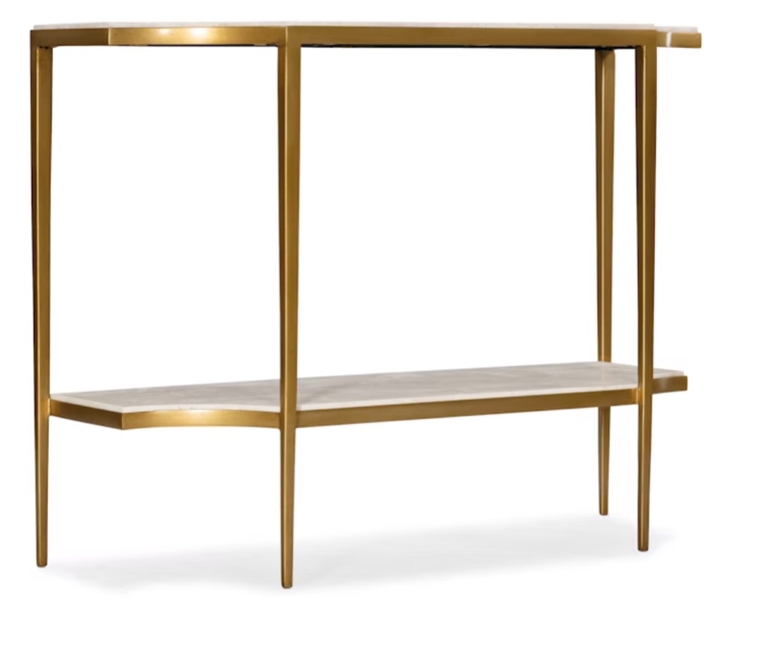 42” stone top console Hooker Furniture Living Room Commerce & Market Console Table